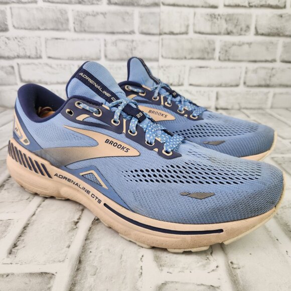 Brooks Adrenaline GTS 23 Women's Size 13 B Vista Blue Athletic Running Sneakers - Picture 1 of 10